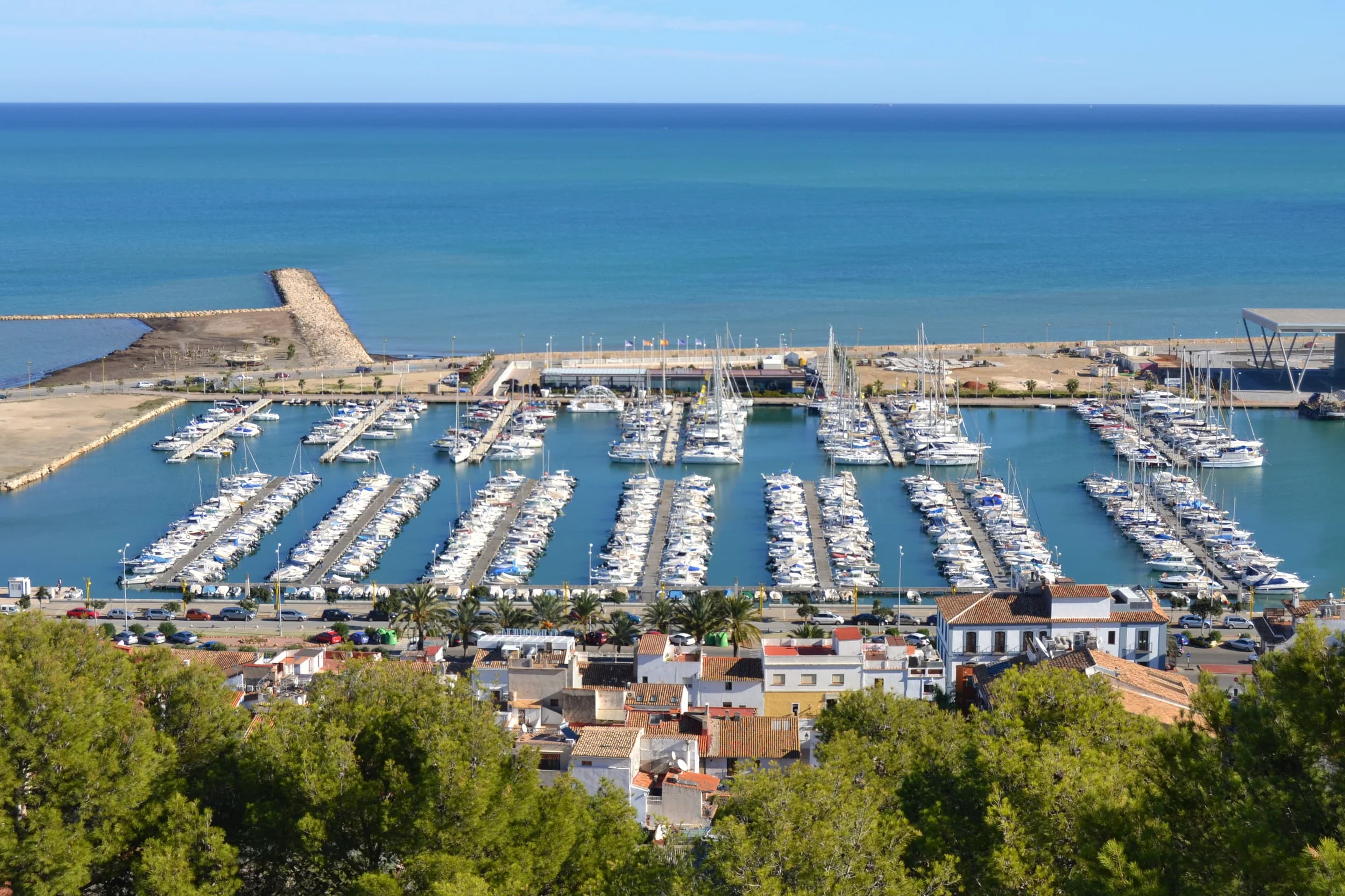 Ático frente al puerto de Dénia — Vistas