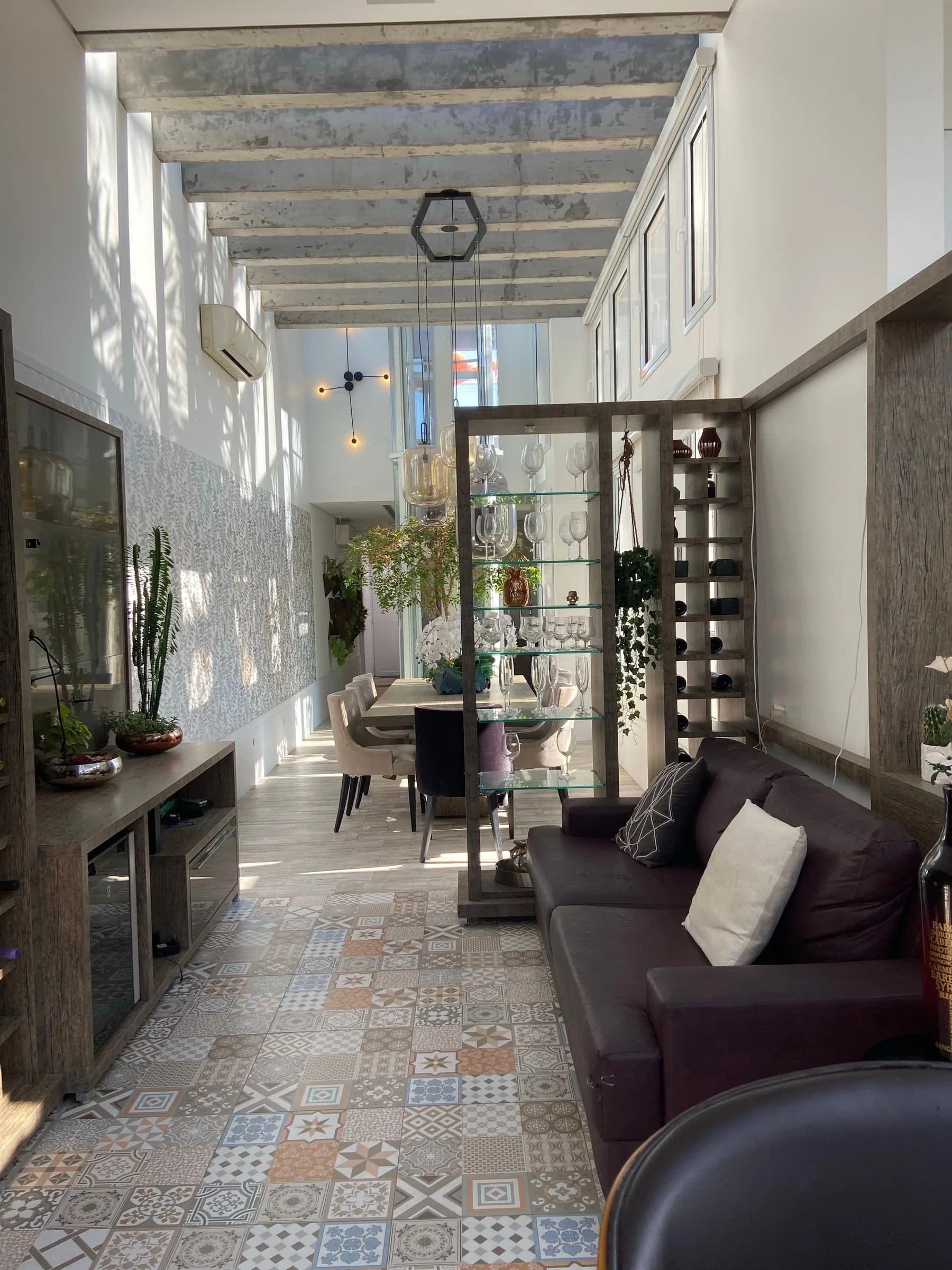Casa de azulejos en El Cabanyal — Salón