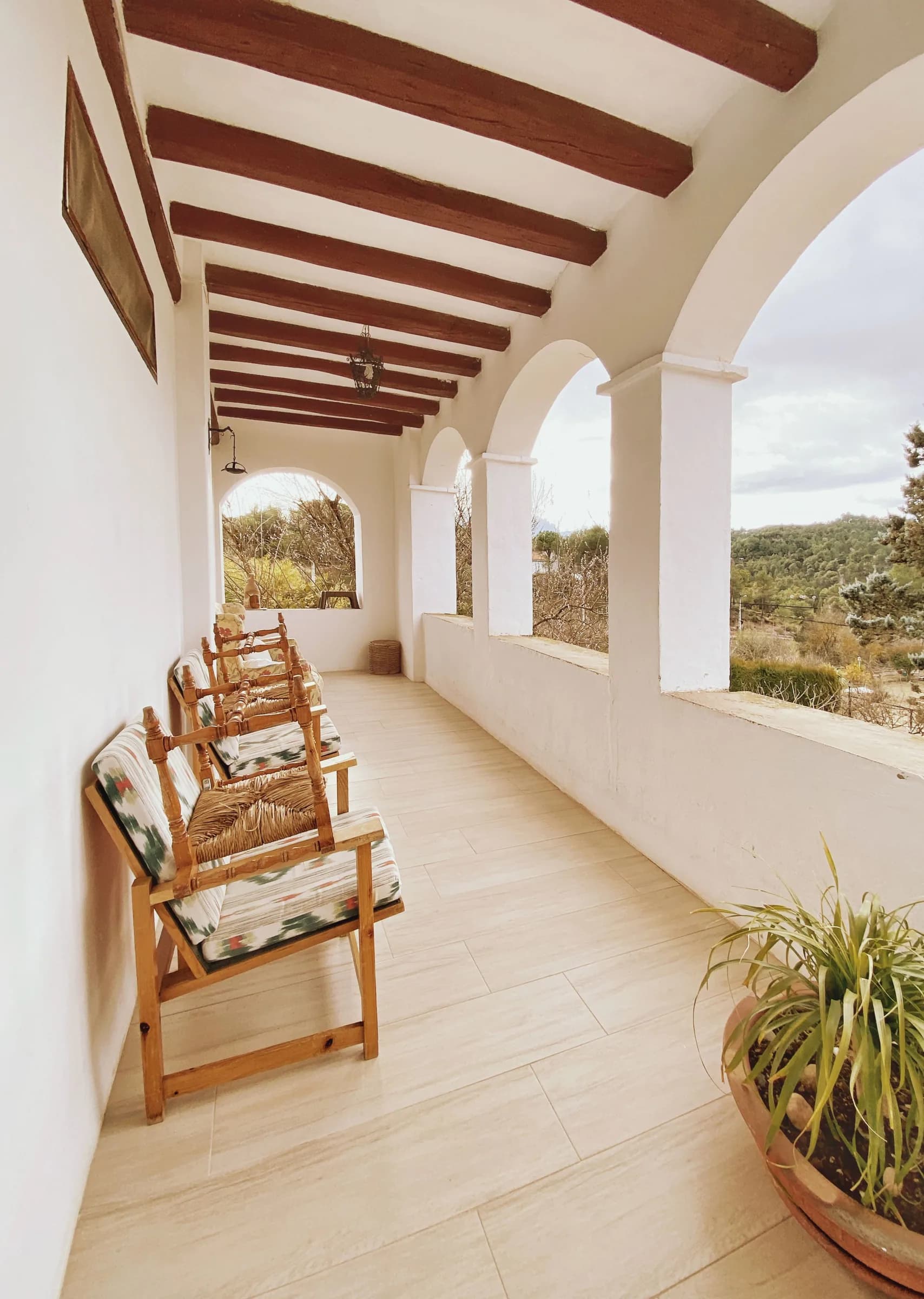 Villa mediterránea junto a El Portet — Terraza